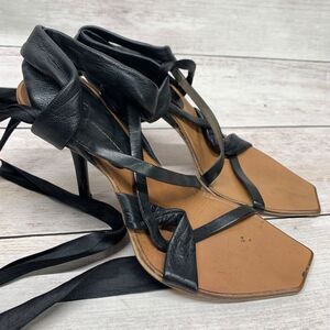 Ixos $225 High Heels Sandals Shoes Womens Size 5 Wrap Around Clubwear Party